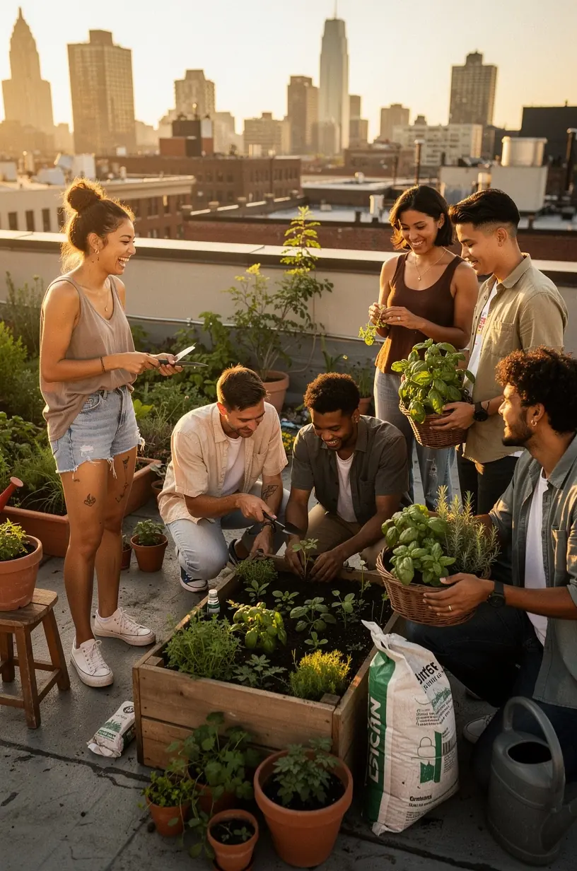 Smart home technology enhancing efficiency in daily living.