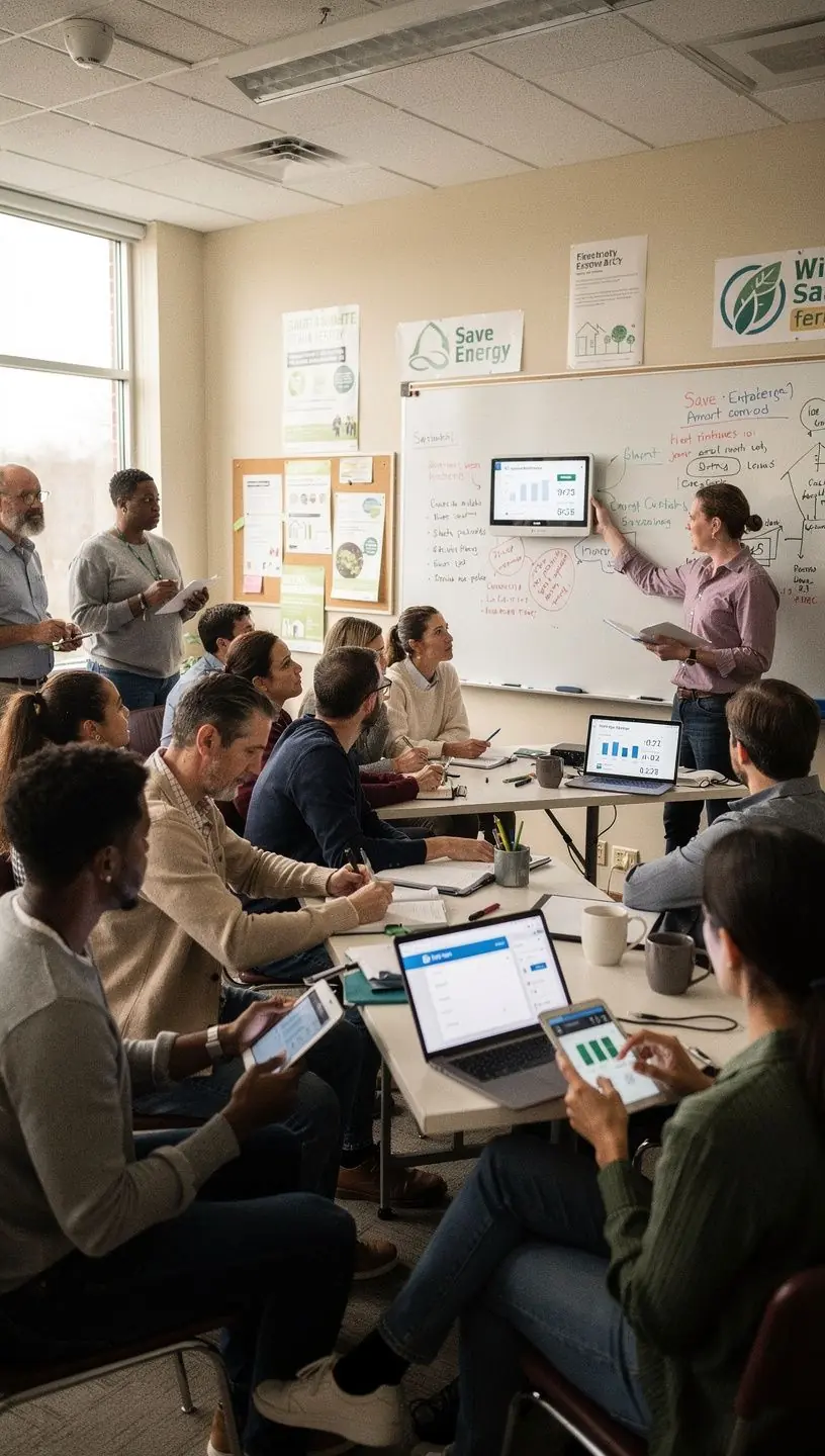 Professional team collaboration